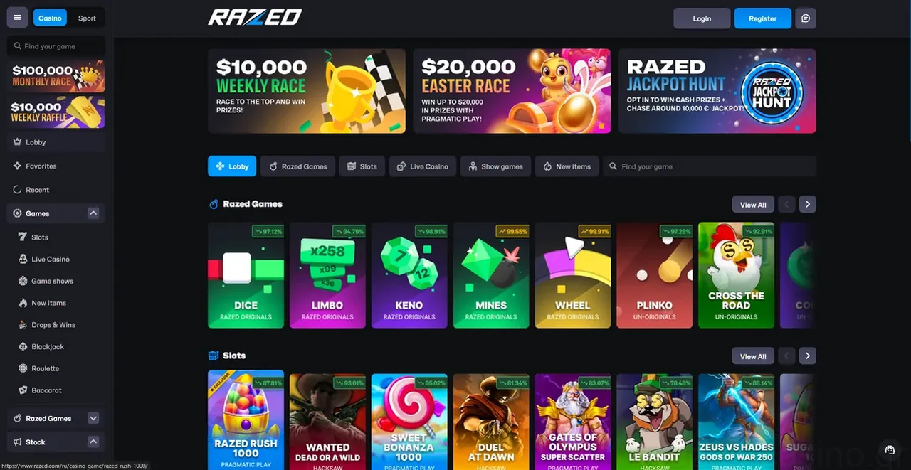 Razed Casino Casino